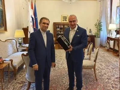 دیدار و رایزنی سفیر ایران با وزیر امور خارجه کرواسی