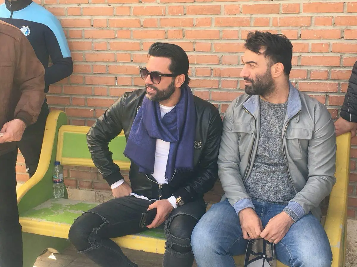 خوش و بش استقلالی‌ها با نیکبخت و عمران زاده(فیلم)