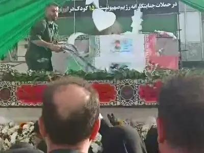 ماشین حامل پیکر کودکانی که در حمله رژیم صهیونی به شهادت رسیده اند + فیلم