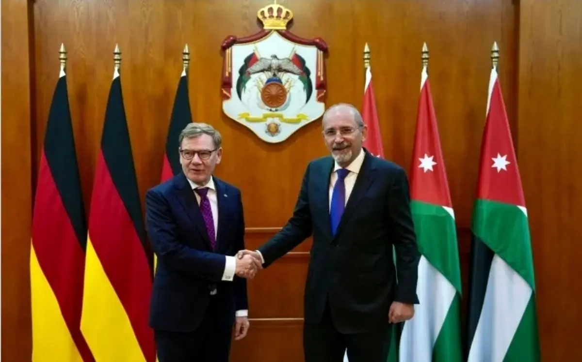 تاکید وزرای خارجه اردن و آلمان بر راه حل دو کشوری