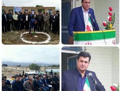  استخر دانش‌آموزی در ویسیان کلنگ زنی شد