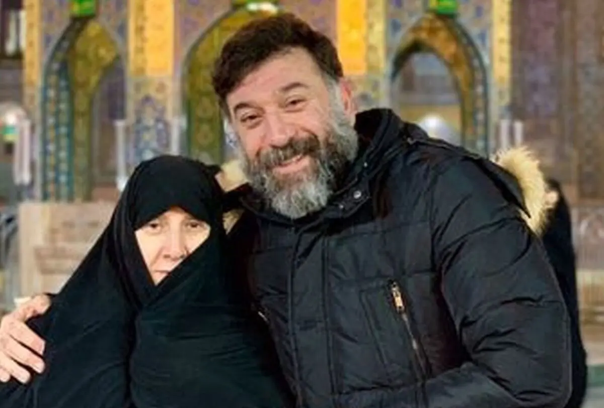 وخیم شدن حال مادر علی انصاریان در مراسم چهل فرزندش