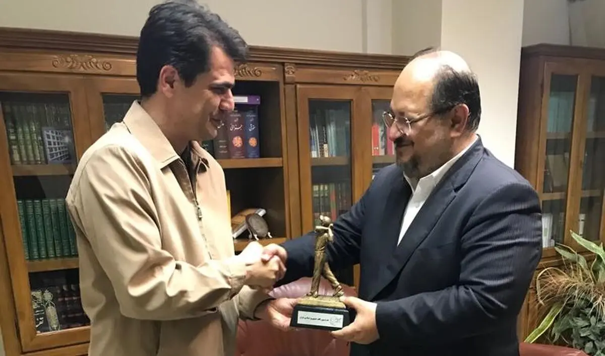 دیدار رئیس فدراسیون گلف با وزیر کار