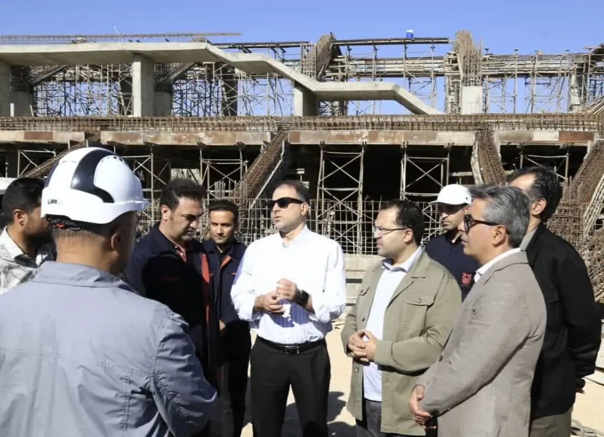 بازدید مدیرعامل شرکت ملی صنایع مس ایران از پروژه احداث کمپ ورزشی ورزقان