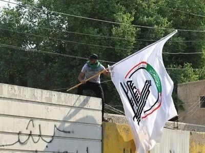 هلاکت یک عنصر انتحاری در مقابل مقر الحشد الشعبی در استان صلاح الدین عراق

