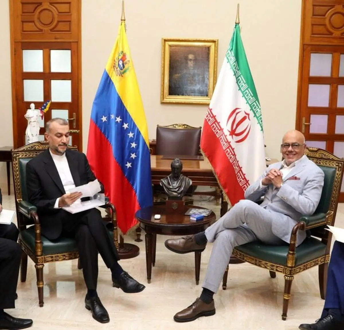  امیرعبداللهیان با رئیس مجلس ملی ونزوئلا دیدار و رایزنی کرد