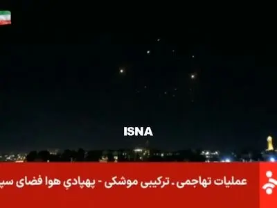 موشک‌های ایرانی در آسمان سرزمین‌های اشغالی + فیلم