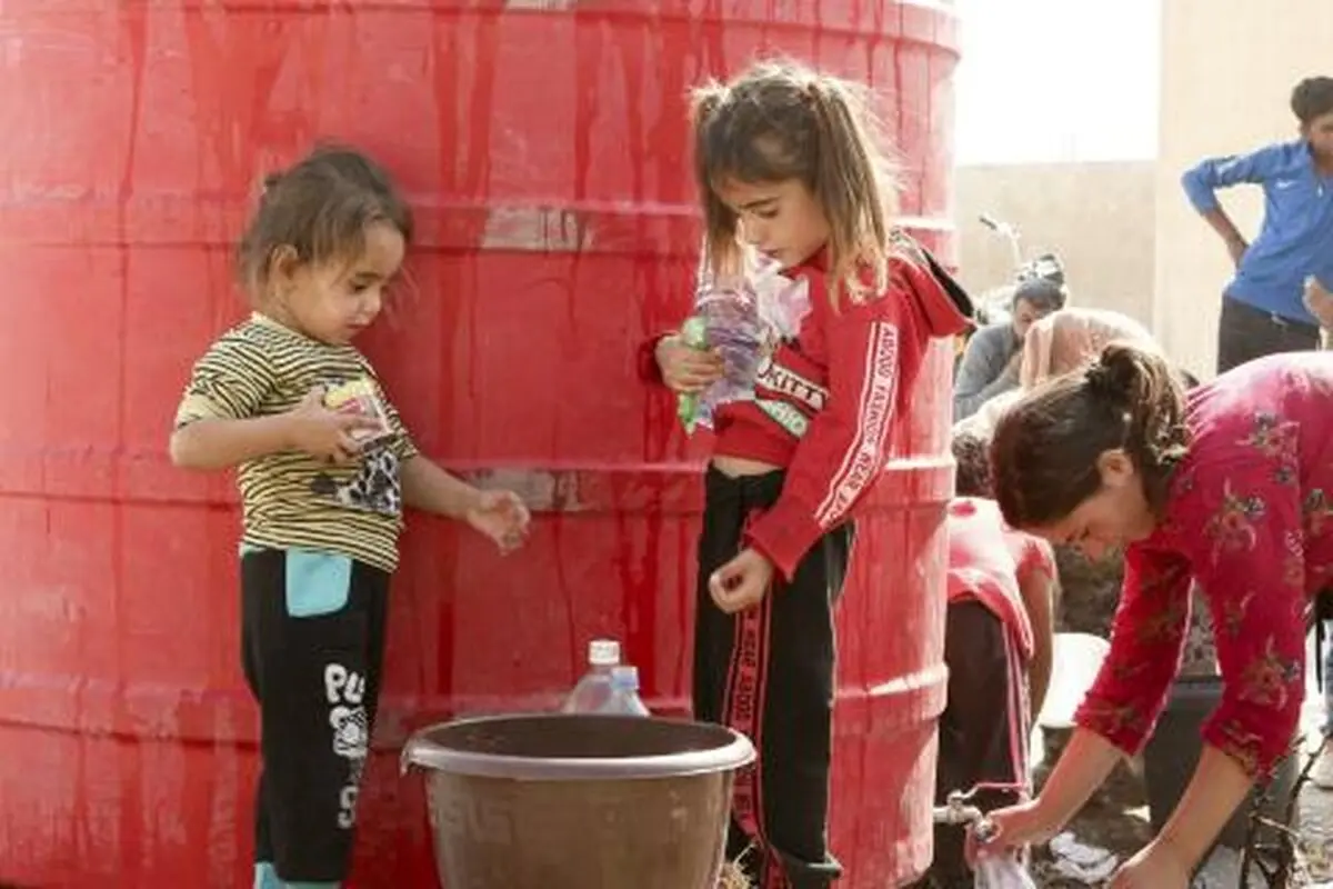آوارگی ۷۰ هزار کودک در پی عملیات چشمه صلح