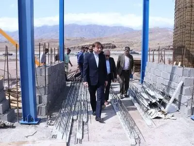 بازدید سرپرست استانداری گیلان از پروژه در حال احداث پاسگاه انتظامی لوشان 