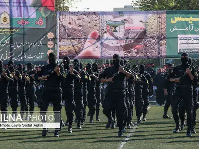 حضور  سردار رحیمی در مراسم صبحگاهی ستاد فاتب تهران