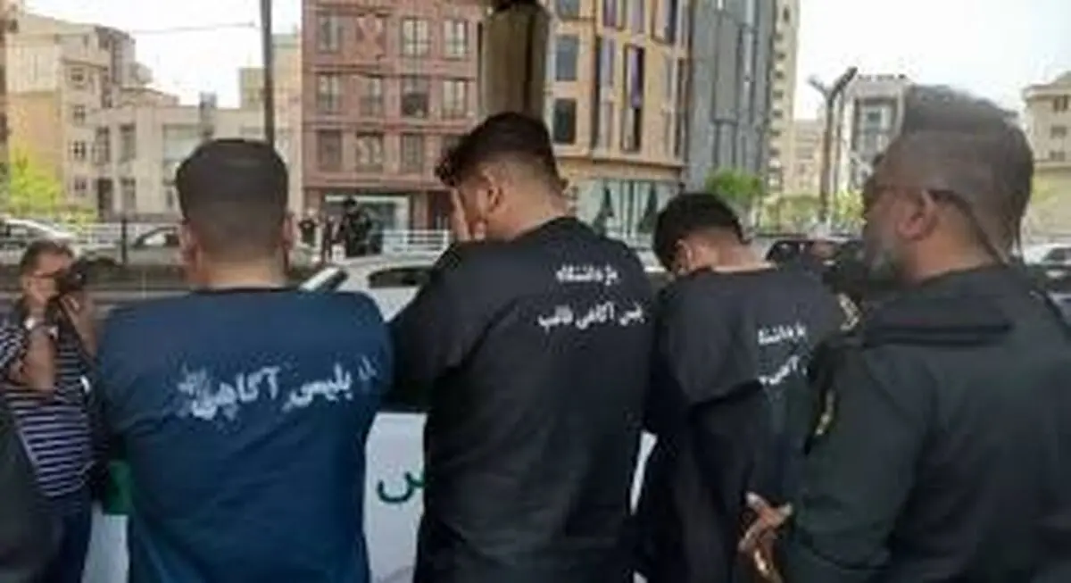 لحظه دستگیری زورگیران بزرگراه صدر+فیلم