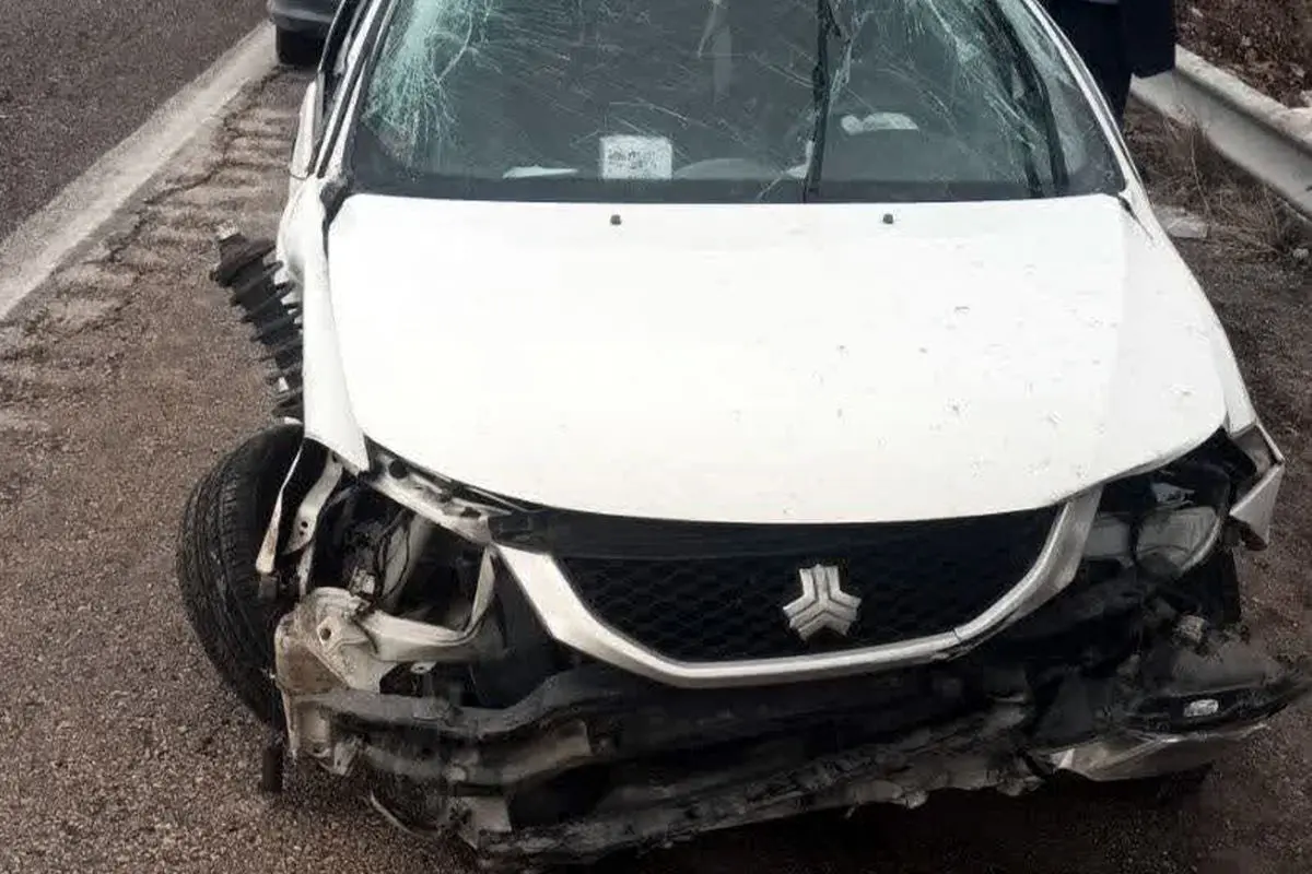 واژگونی ساینا در محور قزوین–زنجان با 5 مصدوم