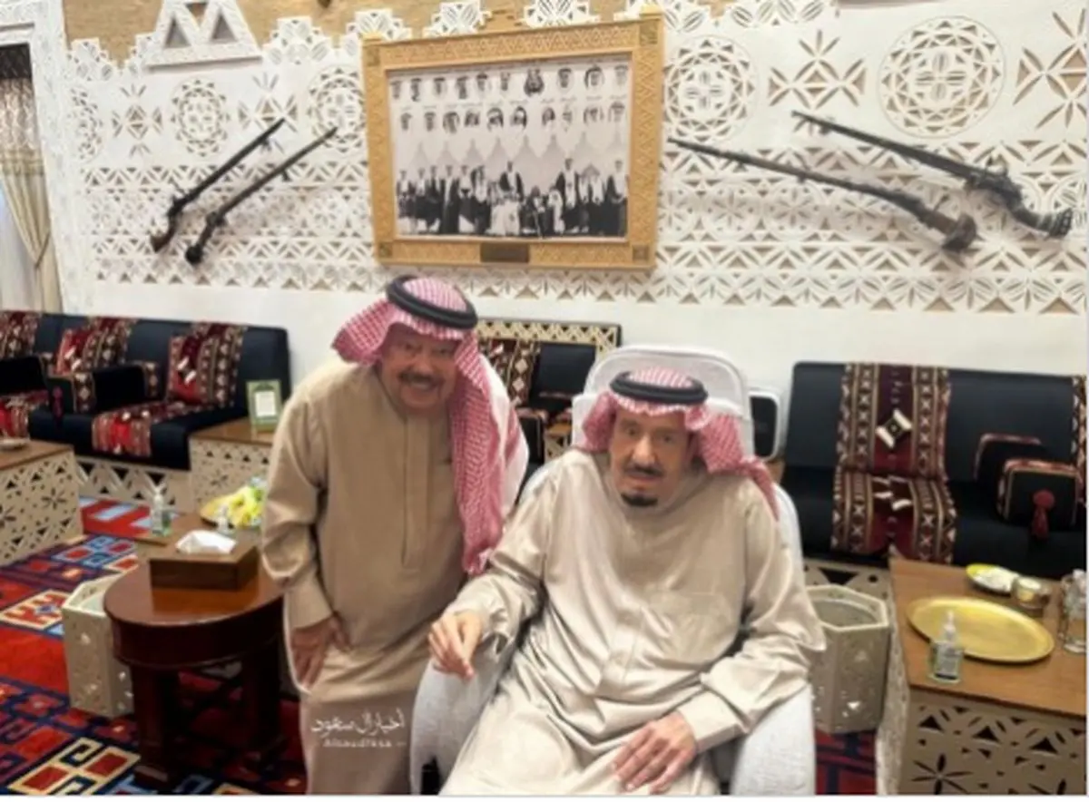 بازتاب گسترده تصاویر تازه از ملک سلمان در فضای مجازی