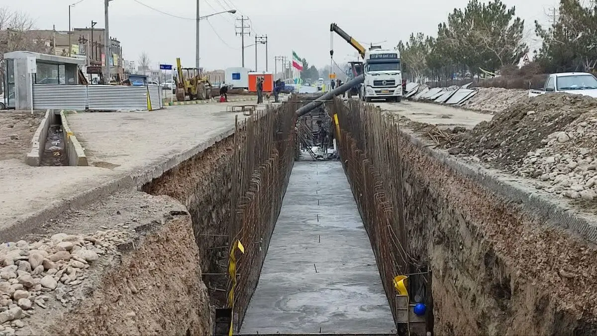 حل بحران دیرینه آبگرفتگی بلوار شاهنامه و منطقه تاریخی توس 