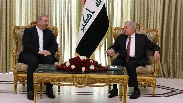الرئیس العراقي والسفیر الإیراني یبحثان تعزیز العلاقات الثنائیة