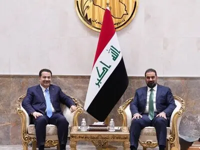 دیدار السودانی با رئیس جدید مجلس عراق