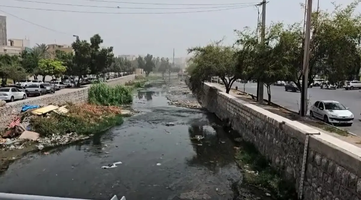 گردوغبار و کاهش دید افقی در بندرعباس + فیلم