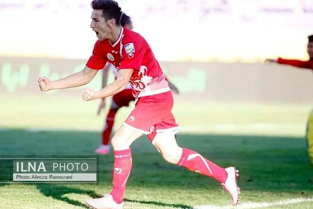 پیروزی پرسپولیس مقابل صبا در پایان نیمه نخست