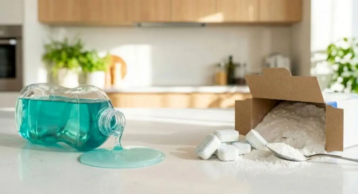 ژل ماشین ظرفشویی یا قرص؟ کدامیک بهتر است؟