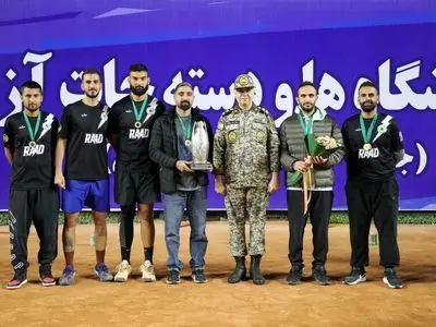 قهرمانی تیم رعد پدافند هوایی در مسابقات جام حذفی تنیس کشور