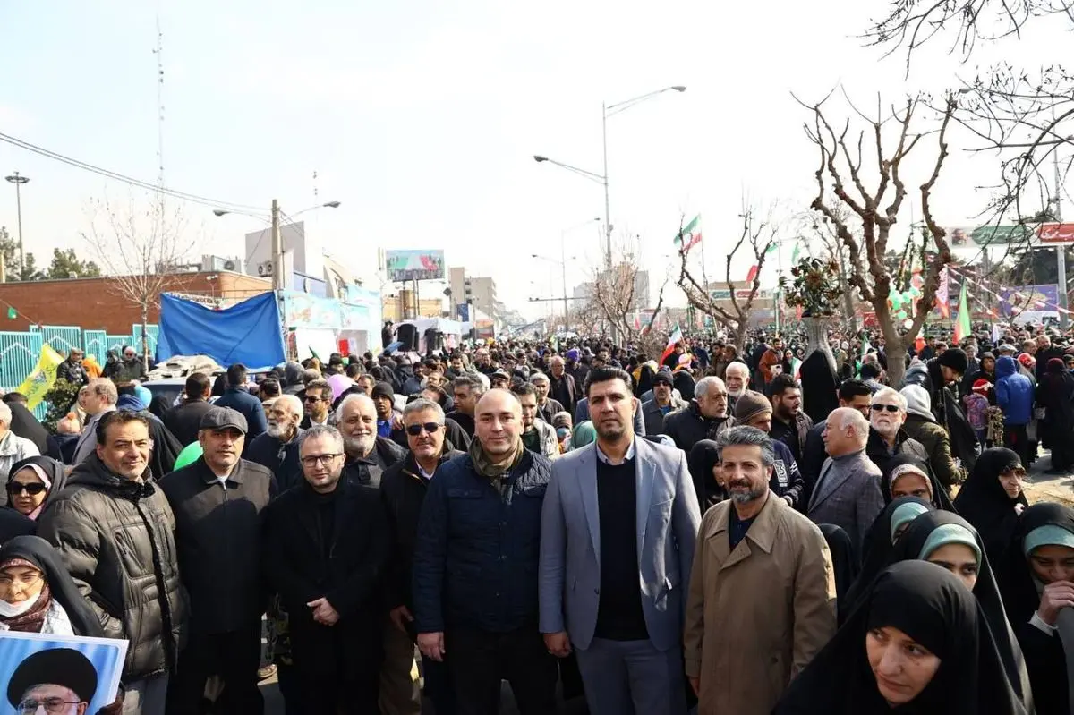 ویدیو: استقبال جامعه ورزش از راهپیمایی ۲۲ بهمن