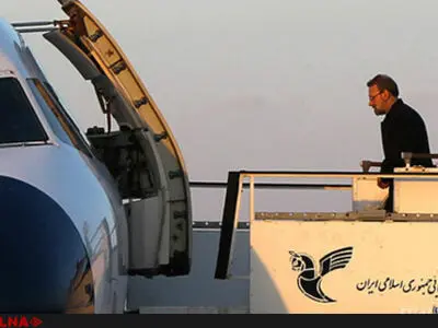 لاریجانی نجف را به مقصد تهران ترک کرد
