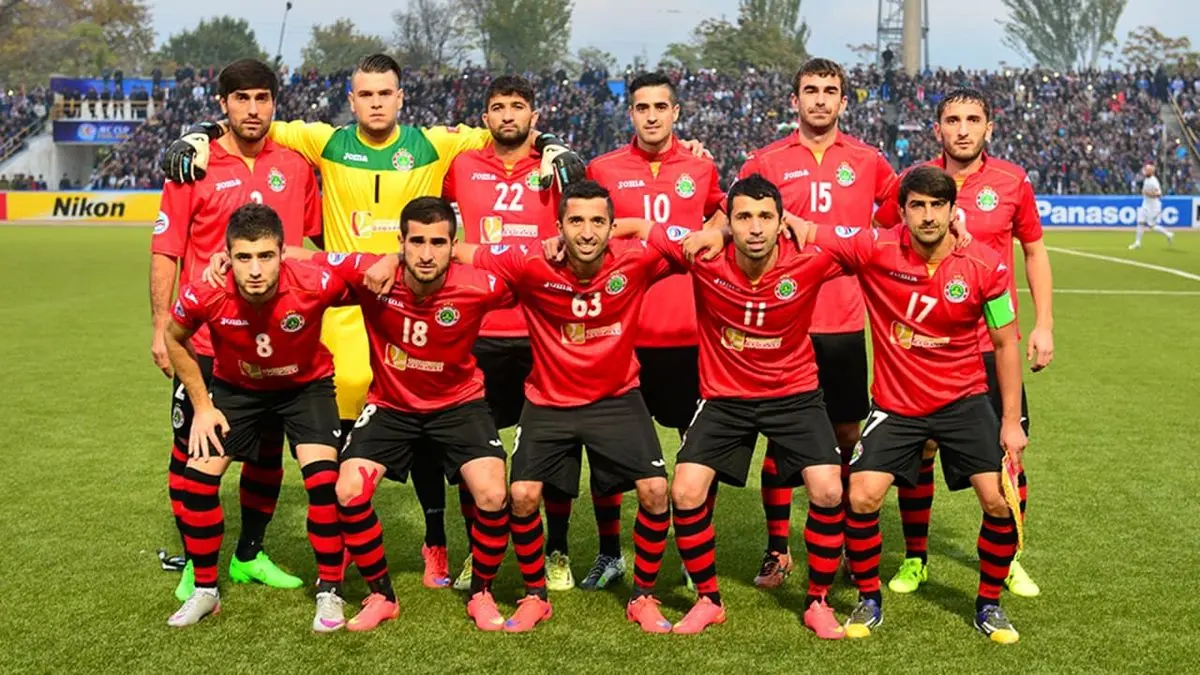 پوستر استقلال تاجیکستان برای مصاف با پرسپولیس