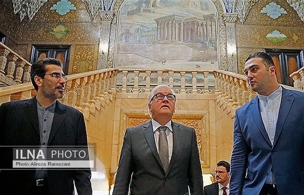 عکس: شگفتی وزیر خارجه آلمان در ایران