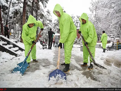 آمادگی شهرداری گرمدره  برای ارائه خدمات به شهروندان در روزهای سرد زمستان 