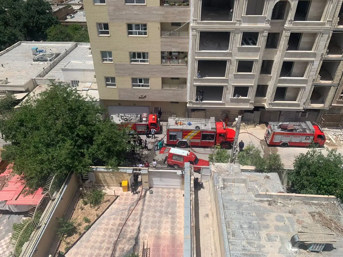 جان باختن ۳ نفر از هشت مصدوم آتش‌سوزی در شیراز