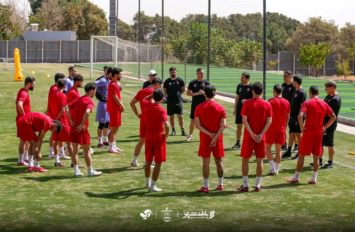 برگزاری تمرین و ریکاوری سرخپوشان در دو بخش
