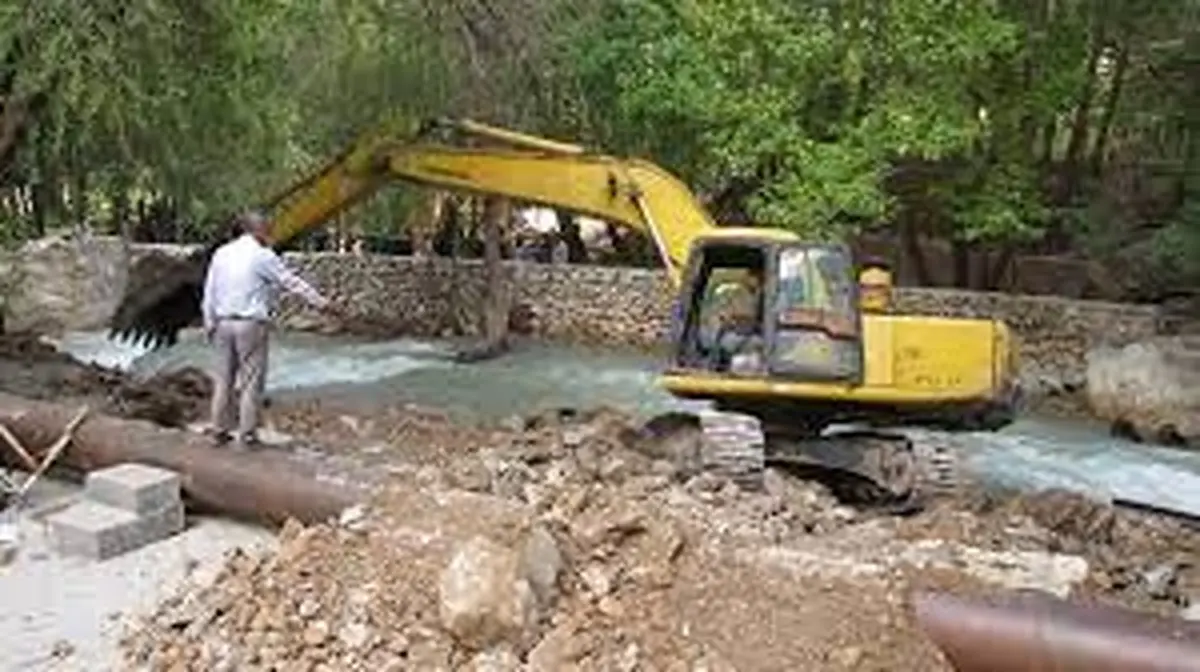ترک فعل شرکت آب منطقه‌ای همدان در آزادسازی بستر رودخانه عباس آباد
