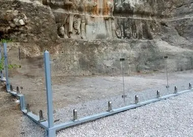 پیشرفت چشمگیر در ساماندهی مسیر دسترسی به نقوش صخره‌ای تنگ چوگان