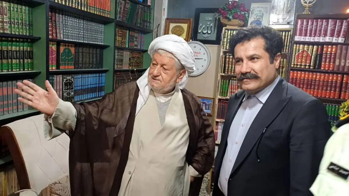 دیدار معاون رئیس جمهور با ماموستا قادری امام جمعه پاوه