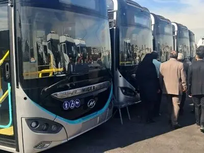سری دوم از اتوبوس‌های برقی شهرداری تهران از بندر شهید رجایی ترخیص شد