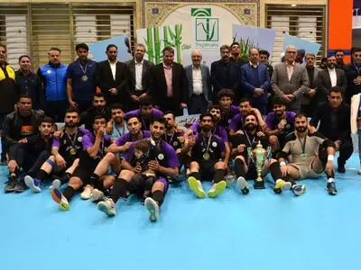 قهرمانی نیشکر در لیگ نخبگان فوتسال کارگران کشور