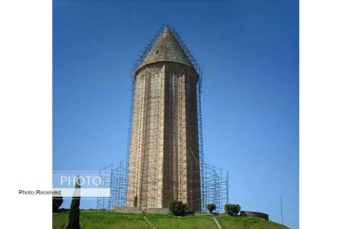ارائه طرح مرمتی میراث جهانی برج قابوس تا پایان مهرماه/ درختان هیرکانی در محوطه کاشته شد/ داربست‌ها تا پایان مرمت پابرجا خواهند ماند