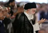 رهبر انقلاب بر پیکر سردار سپهبد سلیمانی نماز خواندند