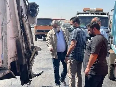 برخورد با خودروهای متخلف حمل پسماند در تبریز