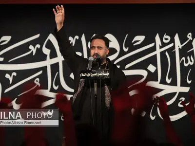 مراسم شب تاسوعا در حسینیه انصار الحسین (ع)