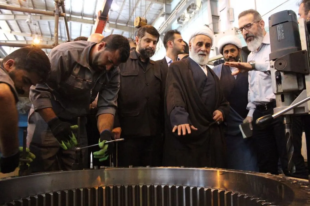 بازدید حجت الاسلام ناطق نوری از پتروشیمی امیرکبیر  