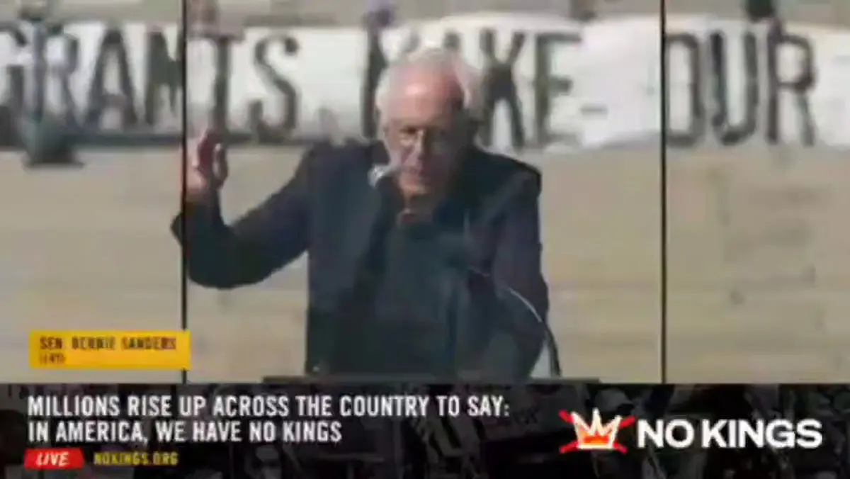 پرچم ایران در تجمع صدها هزار نفره آمریکایی‌ها + فیلم