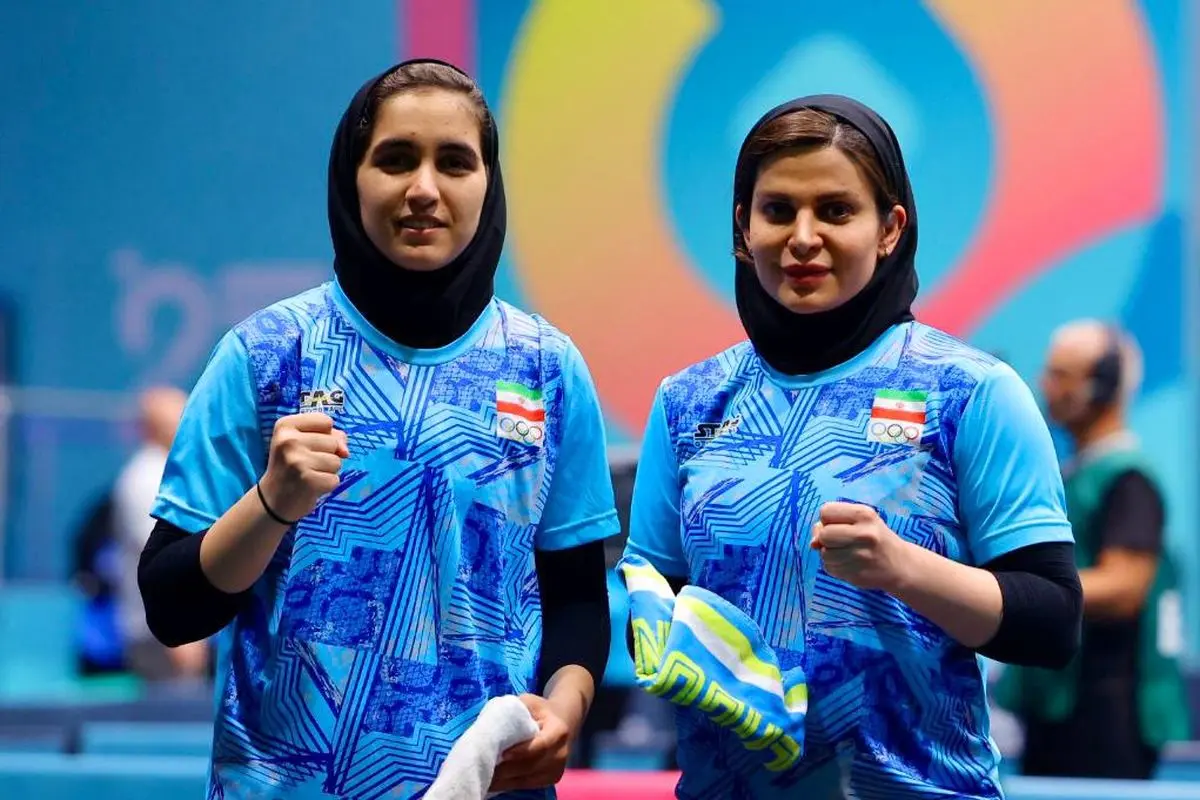 پیروزی تیم ملی بانوان تنیس روی میز ایران مقابل اوگاندا
