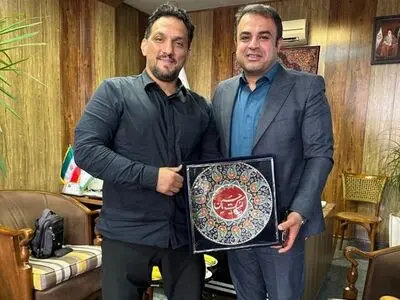 دیدار سرمربی تیم ملی کشتی آزاد با مدیرکل رفاه شهرداری تهران