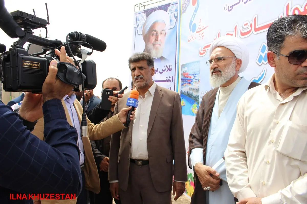 آغاز عملیات ساخت بزرگترین پارک آبی کشور در ماهشهر توسط پتروشیمی مارون+ عکس