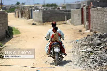 تک عکس/ لبخند در دل محرومیت