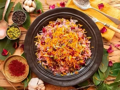 طرز تهیه آلبالو پلو