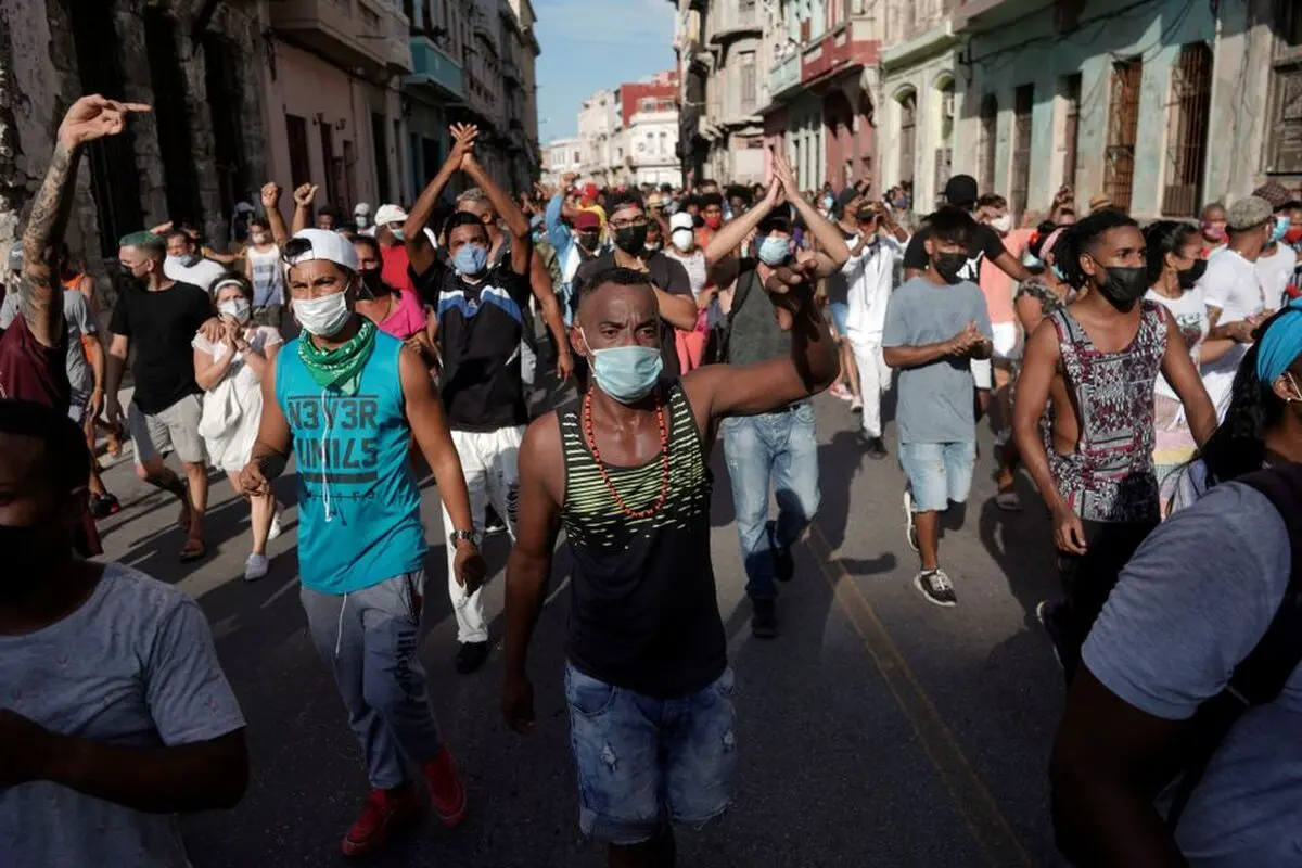 Cuba sees biggest protests for decades as pandemic adds to woes