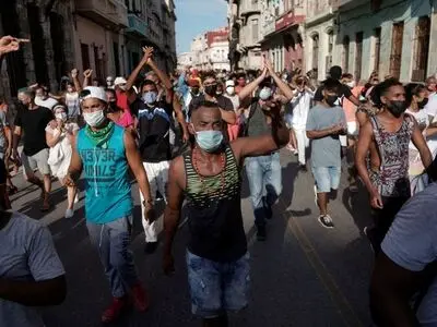 Cuba sees biggest protests for decades as pandemic adds to woes