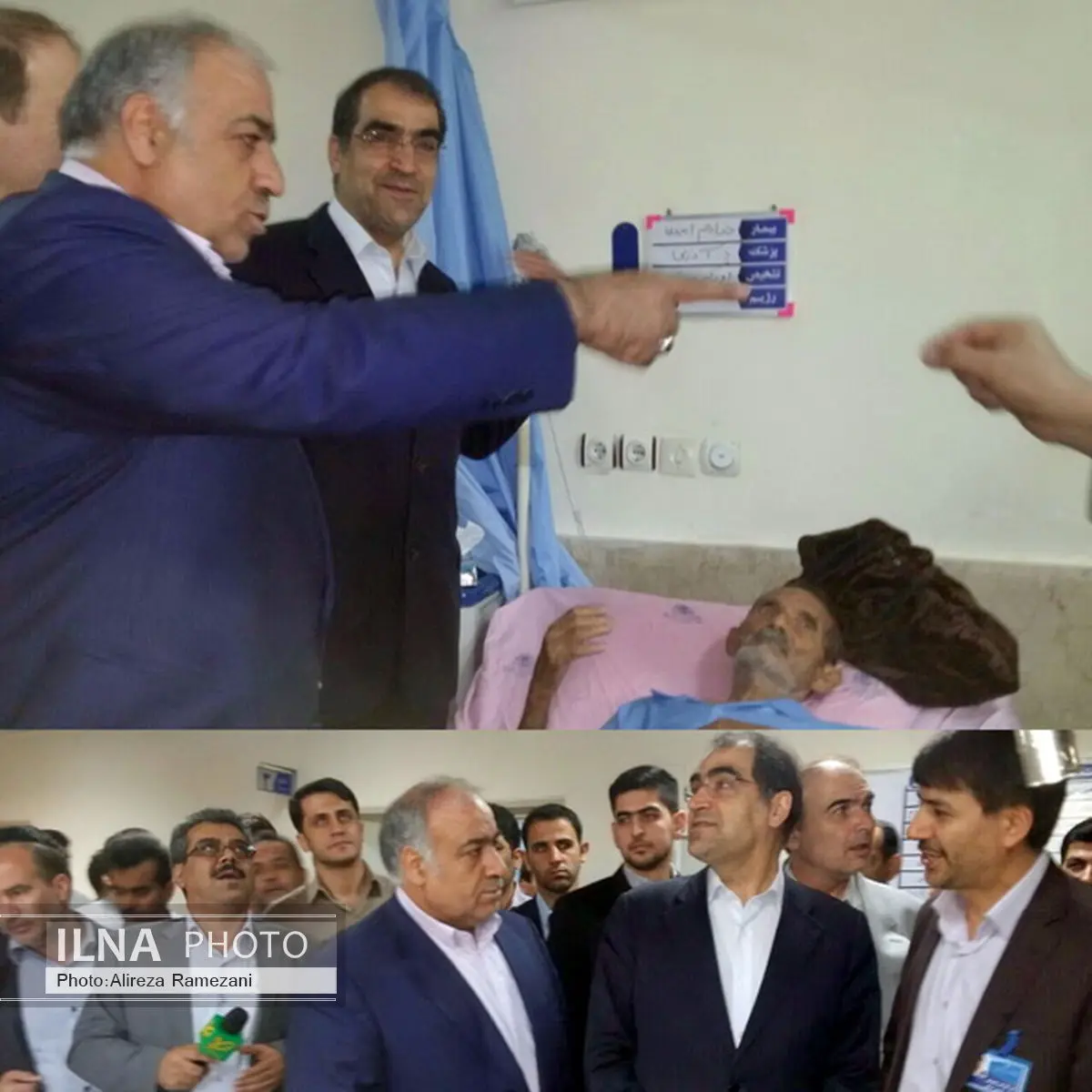 وزیر بهداشت از روند بازسازی تنها بیمارستان شهرستان دورود